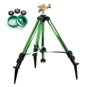 Xhkdsymc 717181597938 Tripod Sprinkler Garden 360 Degree Rotating Irrigation Yard Sprinkl
