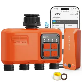 De-hct-639c Xinfuture Xf× Smart Wifi Sprinkler Timer 4 Zone Water For Garden Hose With 984 F