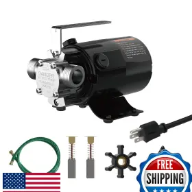 B0d415lkc7 Xwilling 120v Electric Water Transfer Pump 330 Gph 1/10 Hp For Rain Barrel Garden
