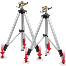 St048md Yamatic Impact Sprinkler On Tripod Base 360 Degree Large Area Heavy Duty Adjustable