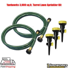2740200 Yardworks 3000 Sq Ft Turret Lawn Water Sprinkler Kit Medium Garden Bed 5 Spray Pattern 2740200 Yardworks 3000 Sq Ft Turret Lawn Water Sprinkler Kit Medium Garden Bed 5 Spray Pattern