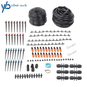 Yi274799t Yibei-tech Drip Irrigation Kit Garden 265ft System Plant Watering Adjustable Yi274799t Yibei-tech Drip Irrigation Kit Garden 265ft System Plant Watering Adjustable