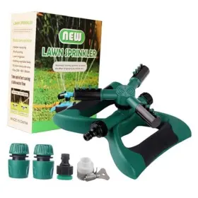 Yihu 762715461377 Sprinkler For Yard Upgrade Lawn Automatic 360 Degree Rotating