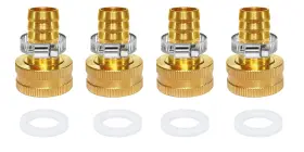 B08ck372wj Youho Ca Garden Hose Adapter 4pcs 1/2 Inch Drip Irrigation Tubing To Fauce... Fast Ship