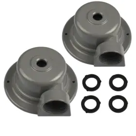 Yunfly 728514940277 Metal Lawn Sprinkler 2 Pack Small Area Garden Sprinklers 360 Degree An