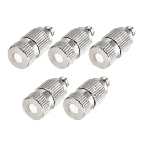 Zaplyte 685821960483 5pcs Brass Misting Nozzle 3/16 Inch Threaded 0.1mm Orifice Dia Fogging Spray Head