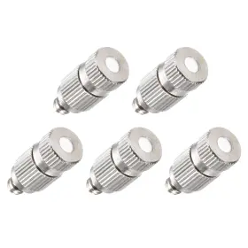Zaplyte 743151796445 5pcs Brass Misting Nozzle 0.1mm/0.004 Inch Fogging Spray Head