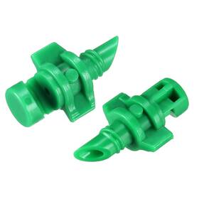 Zaplyte 784958708279 50pcs Micro Sprayer Fan Jet 180 Degree Refraction Atomized Irrigation Green
