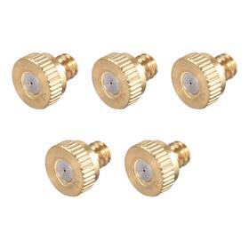 Zaplyte 784958972328 Brass Misting Nozzle - 10/24 Unc 0.4mm Orifice Dia For Cooling System 5pcs