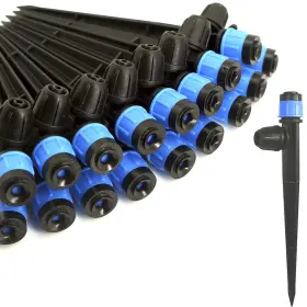 Drip-blue-50 Zhzhled 100pcs Drip Irrigation Emitters With Lock Adjustable 360 Degree Water Flow I Drip-blue-50 Zhzhled 100pcs Drip Irrigation Emitters With Lock Adjustable 360 Degree Water Flow I