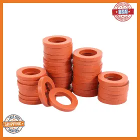 B07pg4bhhg Zkzx Heavy Duty Rubber Garden Hose Washers 3/4 Inch Fittings Red 40 Pack