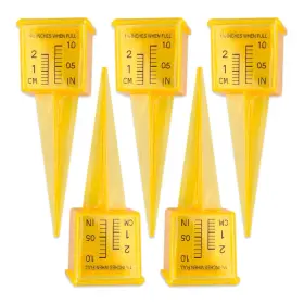 Cy184 Zorza Outdoor Rain Gauge Plastic Clear Sprinkler Measuring T