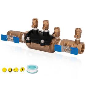 Zurn 036217979136 1-350 1 Inch Double Check Backflow Preventer For Irrigation Sprinkler
