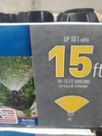 Orbit 10 Pack Black Sprinklers Model 54324 Quater Pattern 2" Pop-up New. Price: $20.00.