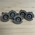 5 X Orbit Full Spray Pattern All Brass Pop-up Sprinkler Heads Used. Price: $29.99.