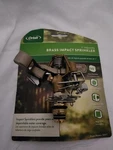 Orbit Brass Impact Rotor Sprinkler 58607 Adjustable 1/2" 27.4M Garden Coverage New. Price: $10.00.