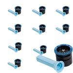 Rain Bird U10H 180 Half-circle Dual Spray Pattern Nozzles, 10' Radius New. Price: $19.87.