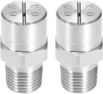 Uxcell Flat Fan Spray Tip - 1/8BSPT Male Thread 304 Stainless Steel Nozzle 65 New. Price: $14.70.