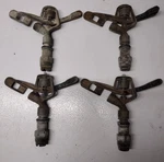 4 Used Rain Bird #30WS Vintage Sprinklers. Price: $26.00.
