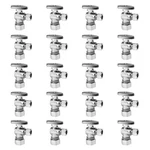 Efield 20PCS 5/8" Od (1/2" Nom) X 3/8" 1/4TURN Compression Angle Stop Valve New. Price: $69.99.