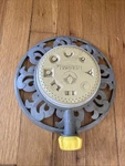 New Nelson Eight-pattern Spray Head Stationary Sprinkler Metal Base Used. Price: $25.00.