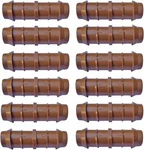 1/2" Coupling Drip Irrigation Fittings (12 Pack) - Barbed Line Coupler C... New. Price: $14.02.