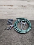 Eden 98063 Adjustable Garden Sprinkler System W/ Hose Irrigation Watering Set Open. Price: $29.75.