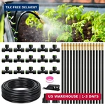 Rainpoint 50FT Drip Irrigation System, Garden Watering Kit With 15PCS 360 Adjust New. Price: $44.50.