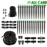 130FT Drip Irrigation System Adjustable W/ Emitters Tubing & Fittings For Garden New. Price: $29.97.