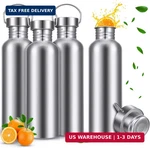 Chengu Pack Stainless Steel Water Bottles Single Wall 304 18/8 Fo New. Price: $61.03.