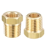 Uxcell Brass Pipe Fitting Reducer Adapter 1/4" Bspt 1/8" Npt, New. Price: $13.56.