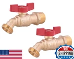 Ld Valve Male Hose Bibb 3/4-IN Mip X Inch Mht Garden Watering 1/4 Turn Shut New. Price: $46.49.
