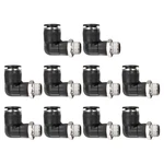 10PCS Pneumatic Air Elbow Quick Connector 1/4" Bspt Male Thread X 10MM Id Tube New. Price: $21.56.