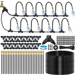 120FT 1/4" Drip Irrigation System For Garden 26 Adjustable Copper Nozzle New. Price: $44.38.
