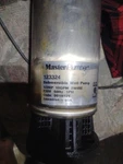 Master Plumber 123323 1/2 Hp, 115V, 4" Stainless Steel Submersible Well Pump, Used. Price: $175.00.
