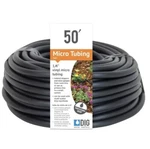 Dig B38 1/4" X 50' Feet Vinyl Micro Tubing Black Drip Line Irrigation Hose New. Price: $6.99.