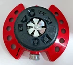 Dramm Colorstorm 9-PATTERN Turret Water Sprinkler 15021, Red Open. Price: $28.49.