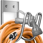 Stainless Steel Garden Hose Holder - Silver SS304 Water Wall Mount New. Price: $38.15.