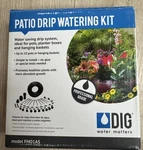 Dig Patio Drip Watering Kit With Anti-siphon FM01AS Professional Grade New. Price: $18.99.