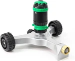 Restmo Gear Drive Sprinkler With Wheeled Base, 5-PATTERN Multi-adjustable Lawn New. Price: $52.99.