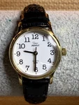 Timex Indigo Women's Water Resistant 50 CR1216 Cell Buckle Black Leather Pre-owned. Price: $24.99.