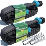 New Secbulk 2026 Flat Soaker Hose Wth Stakes For Garden, 10FT X Linkable. Price: $37.36.