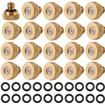 Pack Brass Nozzles With 20PC-MISTING Ring New. Price: $13.88.
