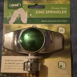 Orbit Zinc Circular Spray Sprinkler 30' Diameter Lawn And Garden Irrigation New. Price: $15.00.
