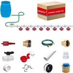 Automatic Chicken Watering System - Complete Pvc Pipe Set Easy Install New. Price: $85.69.