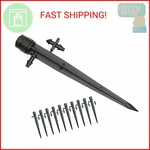Topiverse 50 Pcs Drip Irrigation Emitters, Adjustable Flow 0-20 Gph New. Price: $26.04.