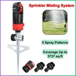 94143 Multi-pattern Sprinkler Plus One-direction Misting System With Metal Spike New. Price: $30.35.
