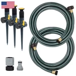 Melnor 65191AMZ Adjustable Spike Set Sprinkler Bundle Green Yellow New. Price: $69.14.