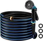 Heavy Duty Garden Hose 5/8" 50FT: Flexible Rubber Water With 10 Function... New. Price: $38.89.