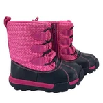 Oshkosh B'gosh Pink And Gray Winter & Rain Boots Platform Heel Pre-owned. Price: $28.00.